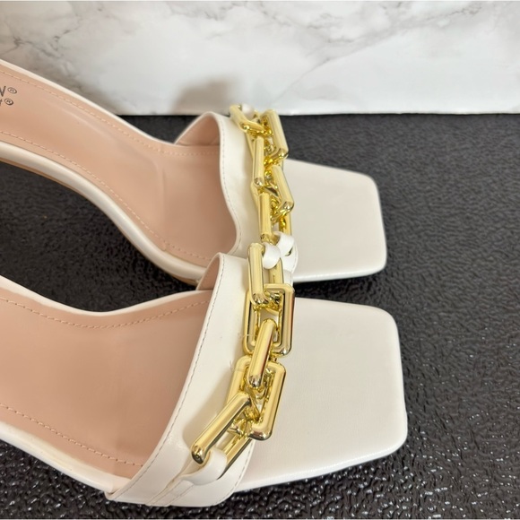 CAPE ROBBIN ITERMIX SEXY STILETTO HIGH HEELS FOR WOMEN SQUARE OPEN TOE SHOES 10 - Picture 2 of 6